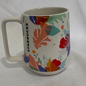 Starbucks Tropical Floral Mug - Multicolor